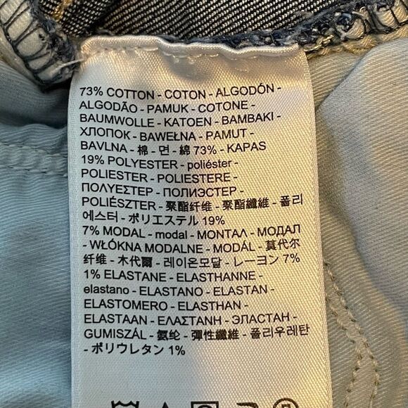 Levi's 315 Booty Shaping Bootcut Jeans Blue Dark Wash High Rise Stretch 31 - Picture 10 of 12